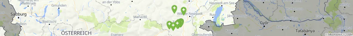 Map view for Pharmacies emergency services nearby Grünbach am Schneeberg (Neunkirchen, Niederösterreich)